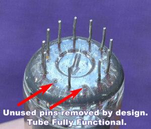 Some pins are not used in this device and are omitted by manufacturer design. No impact on functionality