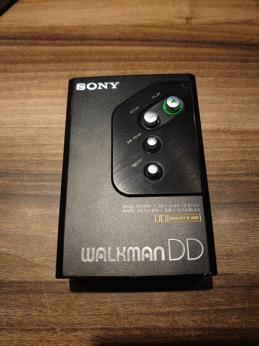 Sony Walkman WM-DD10 Black case EXCELLENT WORK Condition