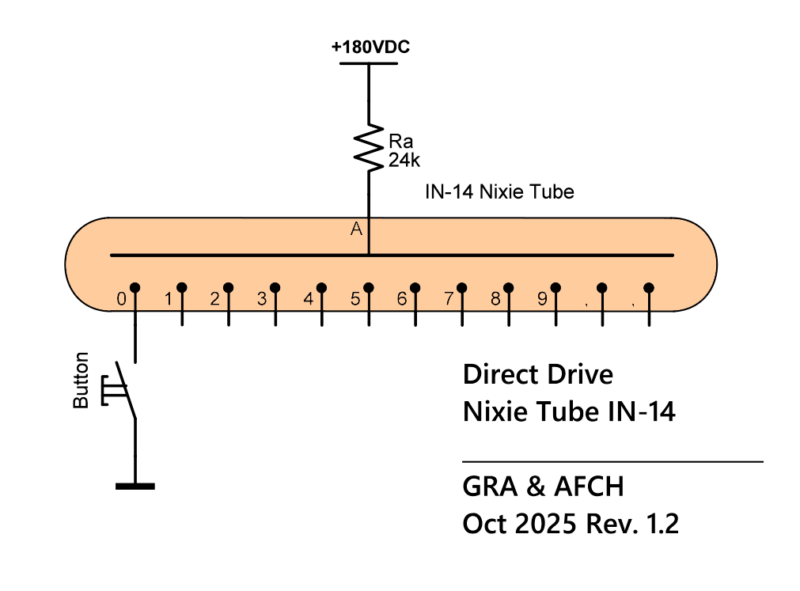 Direct Drive Nixie Tube