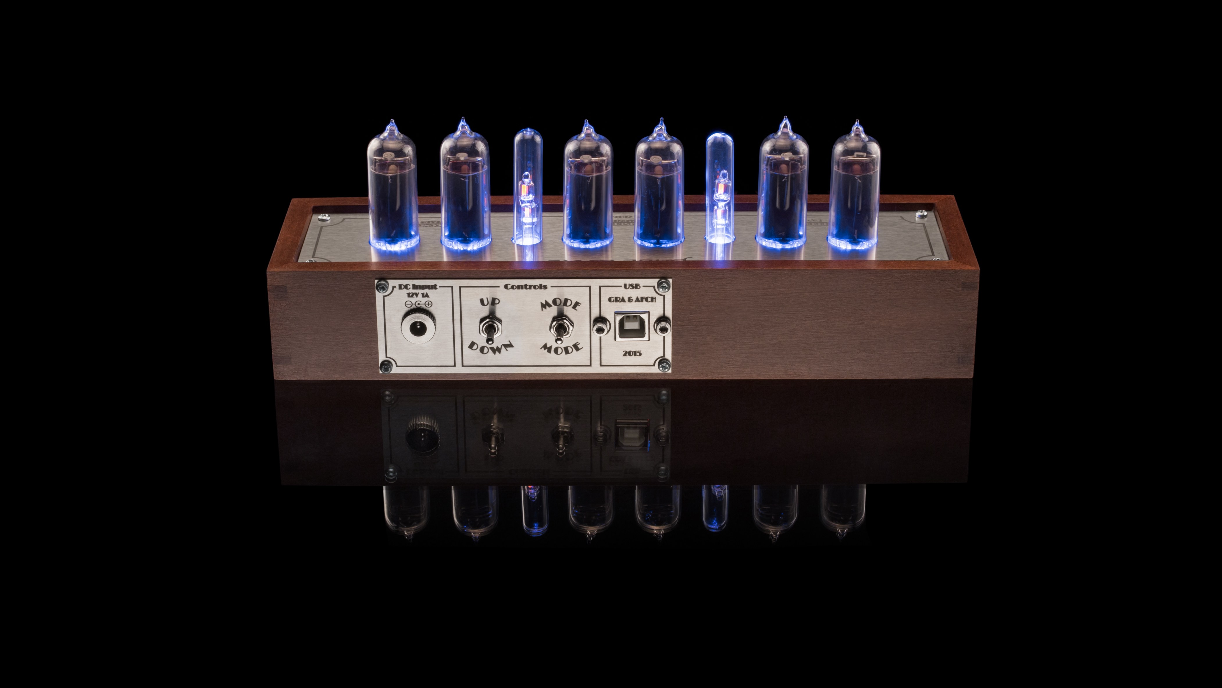 Details about   NIXIE TUBE CLOCK with IN-14 Wooden Case Vintage Tubes FREE UPS EXPRESS SHIPPING 