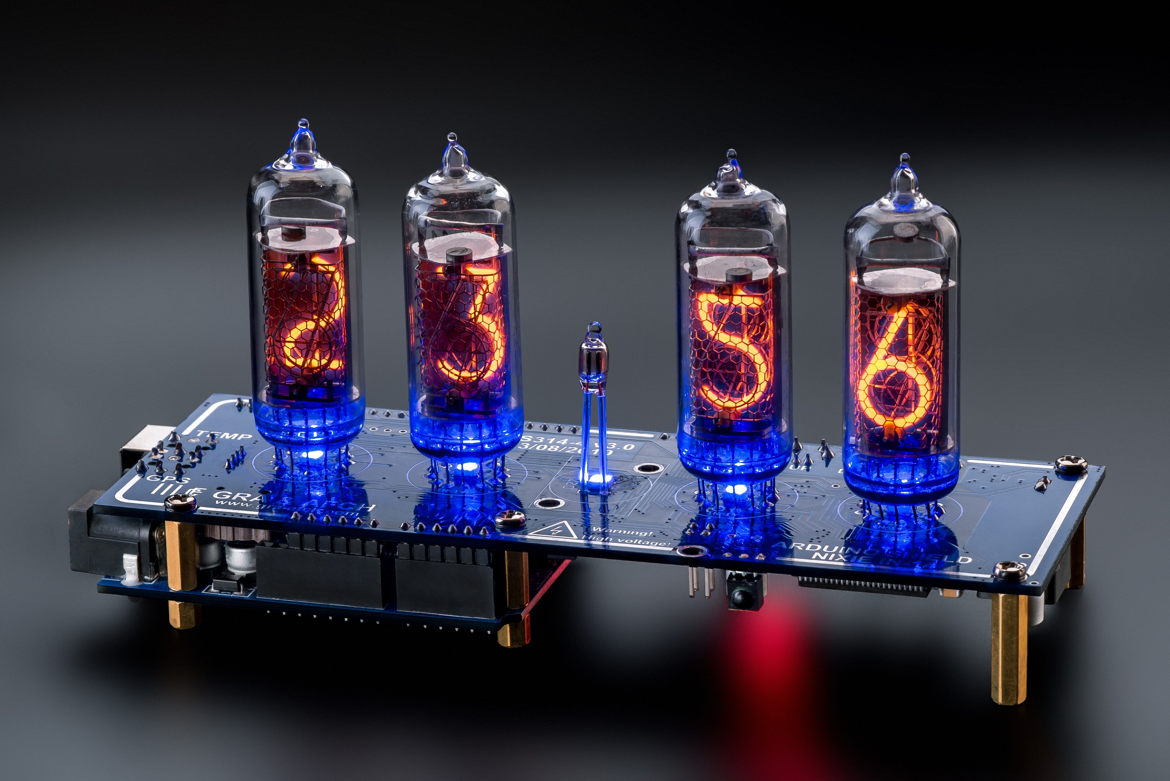 TUBES COLUMNS Details about   IN-14 Shield NCS314 Arduino Nixie Clock FAST DELIVERY 3-5 Days 