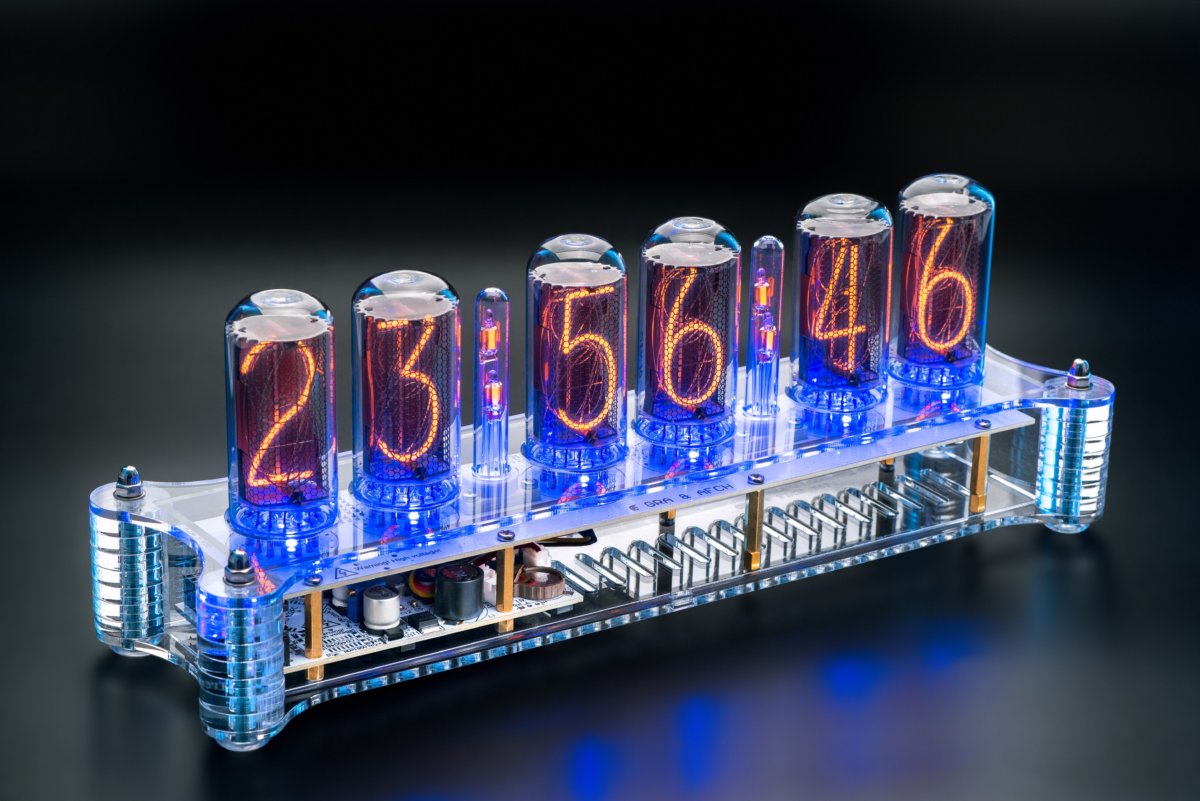 IN-18 Nixie Tubes Clock by GRA & AFCH.