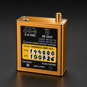 TAFM2833-AMP FM Transmitter with Amplifier