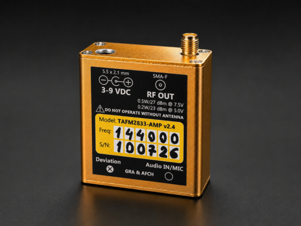 TAFM2833-AMP FM Transmitter with Amplifier