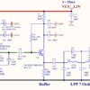 Quartz Crystal 133.3 MHz Colpitts Oscillator Schematic